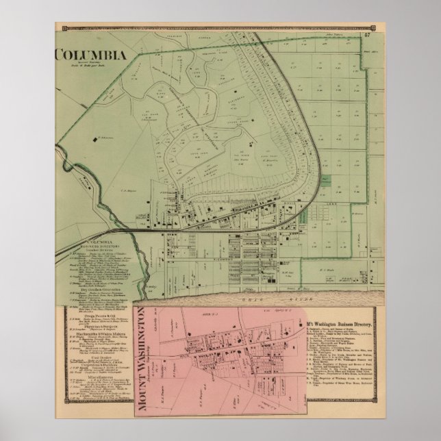 Pôster Columbia, Ohio 2 (Frente)