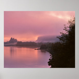 Poster Columbia River Gorge, Sunrise, OR