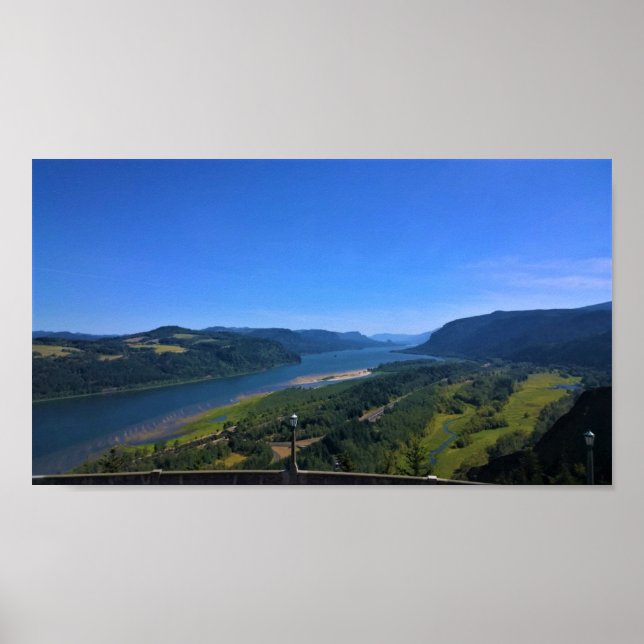 Poster Columbia River, Oregon (Frente)
