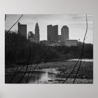 Poster Columbus Skyline