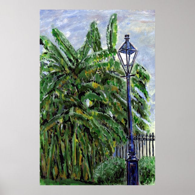 Pôster Coluna de Banana na Praça Jackson (Frente)