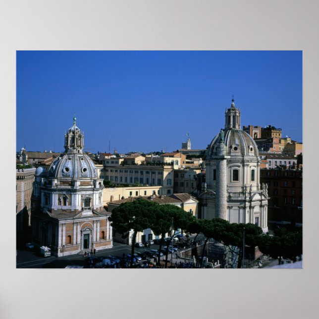 Poster Coluna de Trajan Roma Itália (Frente)