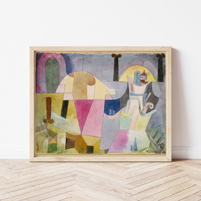 Poster Colunas Negras em uma Paisagem | Paul Klee (Criador carregado)