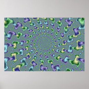 Pôster Colunas Pedais - Fractal