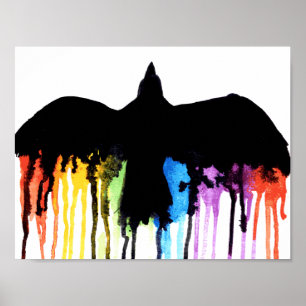 Poster Com a arco-íris