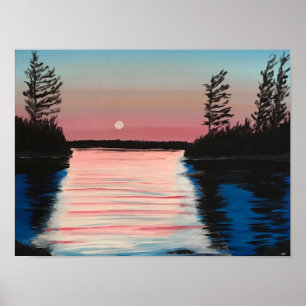 Poster com a Baía Georgiana