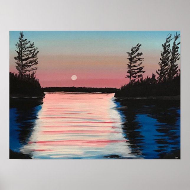 Poster com a Baía Georgiana (Frente)