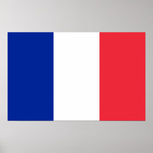 Poster com a bandeira de France