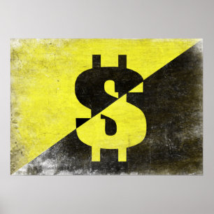 Poster com a bandeira legal do Anarcho-Capitalista