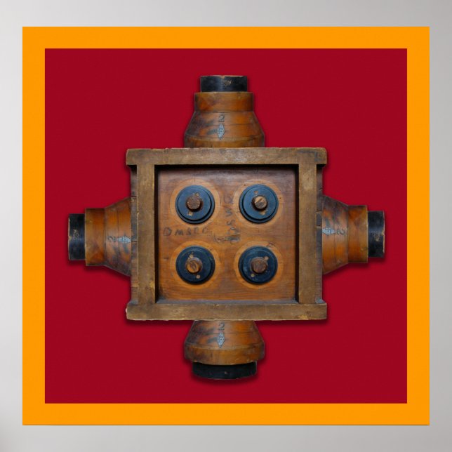 Poster Com a cruz 1-Impressão (Frente)