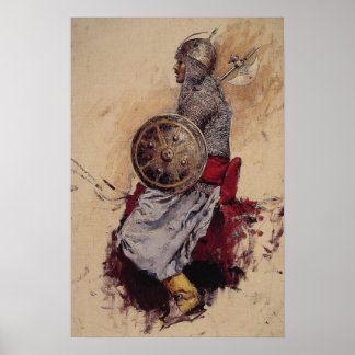 Poster com a pintura de Edwin Lord Weeks