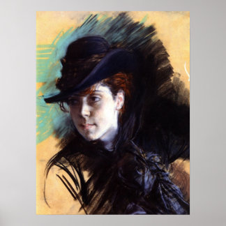 Poster com a pintura de Giovanni Boldini