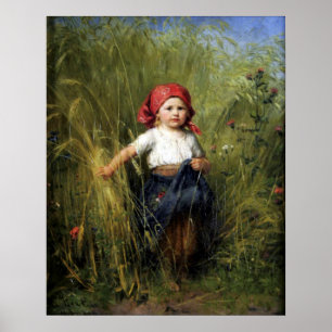 Poster com a pintura de Heinrich Hirt