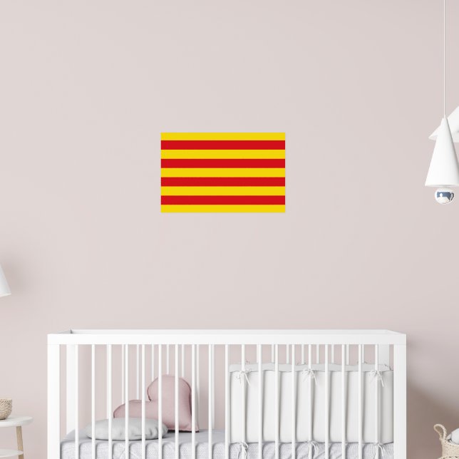 Poster com bandeira da Catalunha (Berçário 2)