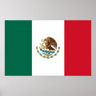 Poster com bandeira do México