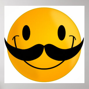 Pôster com bigode