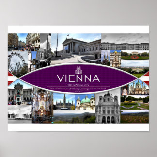 Poster com Cenas de Viena