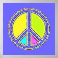 Com Cores Preenchidas Sinal de PAZ 1
