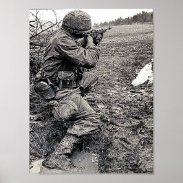 Poster com Exército dos EUA no Vietnã