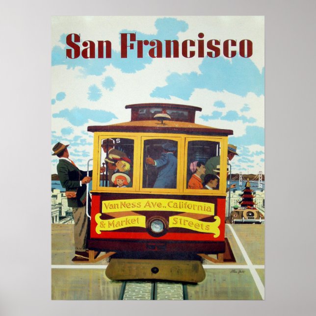 Poster com Impressão Legal de São Francisco (Frente)