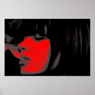 Poster com Impressão Legal para Rapariga Versão Do