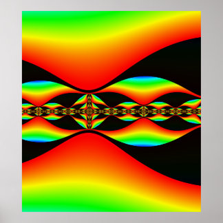 Poster com Mandelbrot Fractal