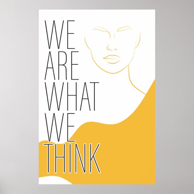 Poster com Mensagem Inspiracional (Frente)