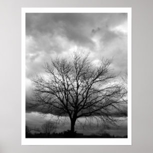 POSTER com nuvens de tempestade da opção de