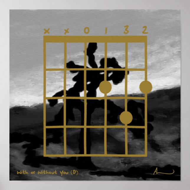 Poster Com ou sem você (D) (Frente)