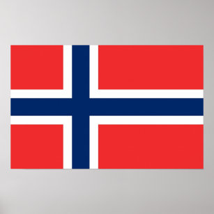 Poster com pavilhão da Noruega