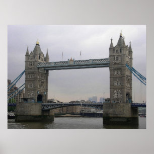 Poster com Ponte Torre sobre o Rio Tâmisa