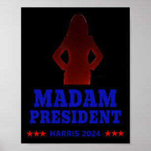Poster Com Sua Senhora Presidente Vote Kamala Harris 2024