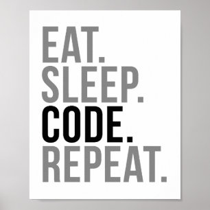 Poster Coma a repetição do código do sono