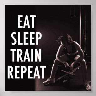 Pôster Coma a repetição do trem do sono
