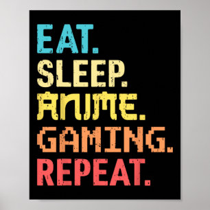 Poster Coma animação do sono Repetir animador engraçado A