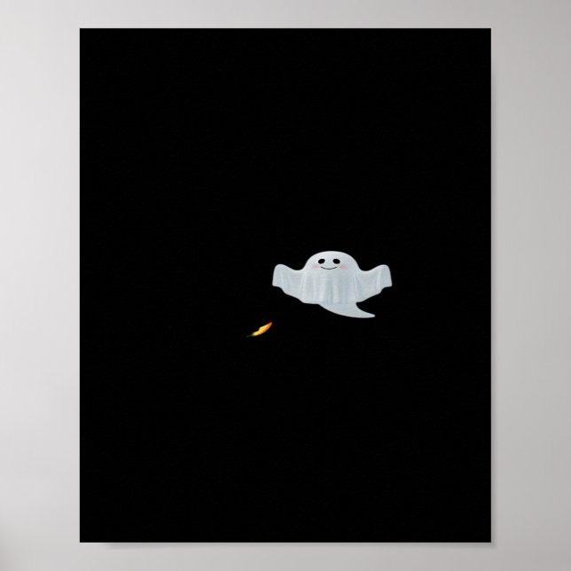 Poster Coma, Beba E Seja Assustador Halloween Casual Fash (Frente)