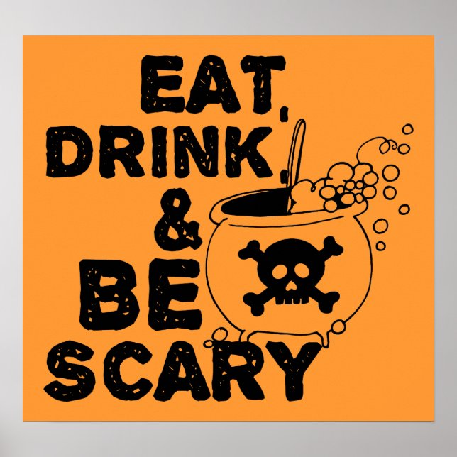 Pôster Coma, Beba, Seja Assustador (Frente)