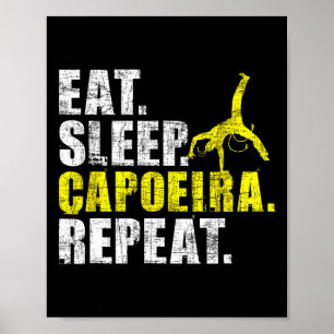 Poster Coma Capoeira Repita - Amante das Artes Marciais K