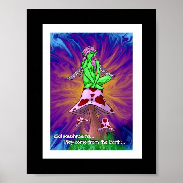 Poster Coma Cogumelos (Frente)