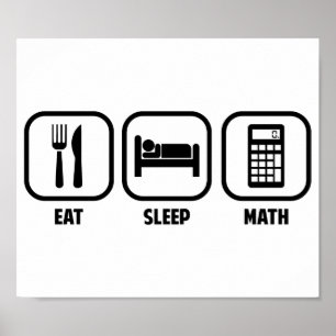 PÔSTER COMA, DURMA, MATEMÁTICA