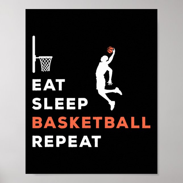 Poster Coma Hooper Repetista de Basquete no Sono (Frente)