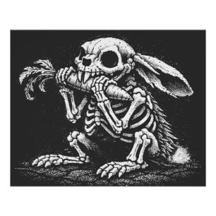 Pôster Coma Legumes – Coelho Morto por BurnsInHell