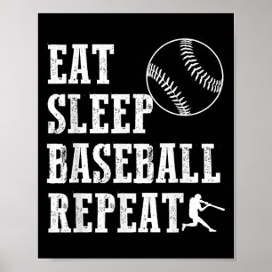 Poster Coma o Baseball Repetidor Repetit Batter Life Srt
