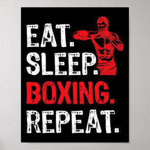 Poster Coma o Repouso Boxing Repetir o Boxing Player Engr