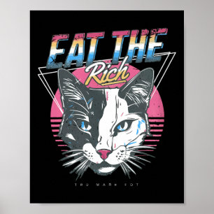 Poster Coma O Rich Cat Anti Trump