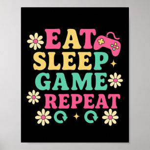 Poster Coma O Sono Expanda Um Jardim Repete O Gamer Visto