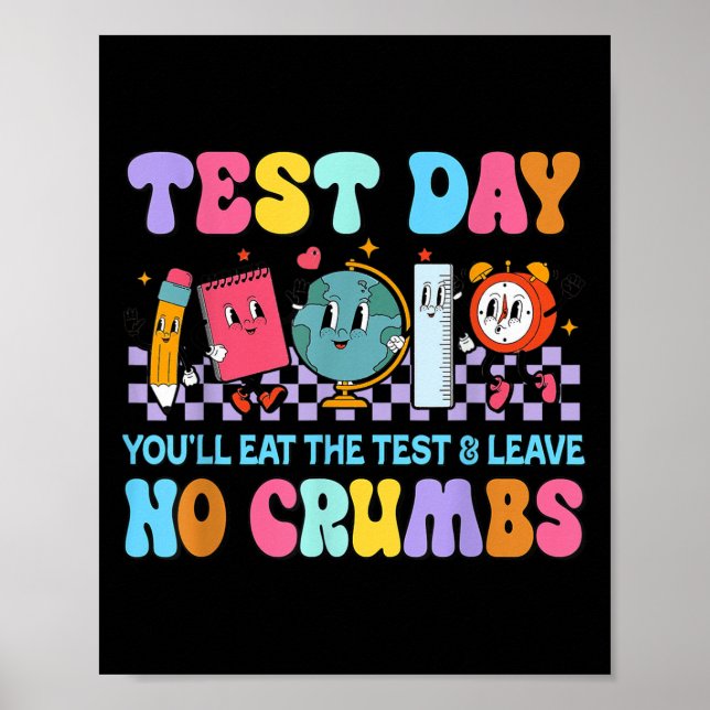Poster Coma O Teste Sem Desmama Motivacional (Frente)