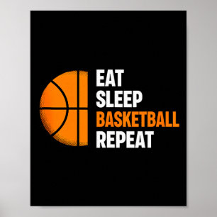 Poster Coma Sonho Basquete Repita Tanque Amante de Basque