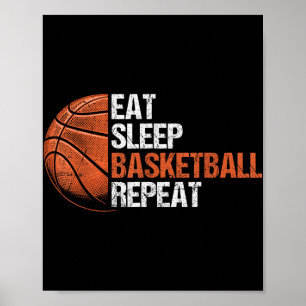 Poster Coma Sono Basquete Repete Jogada Engraçada de Basq