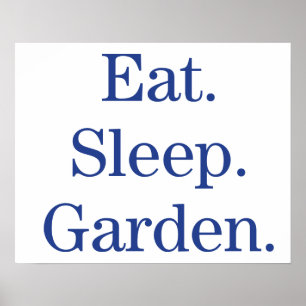 Poster Coma. Sono. Jardim